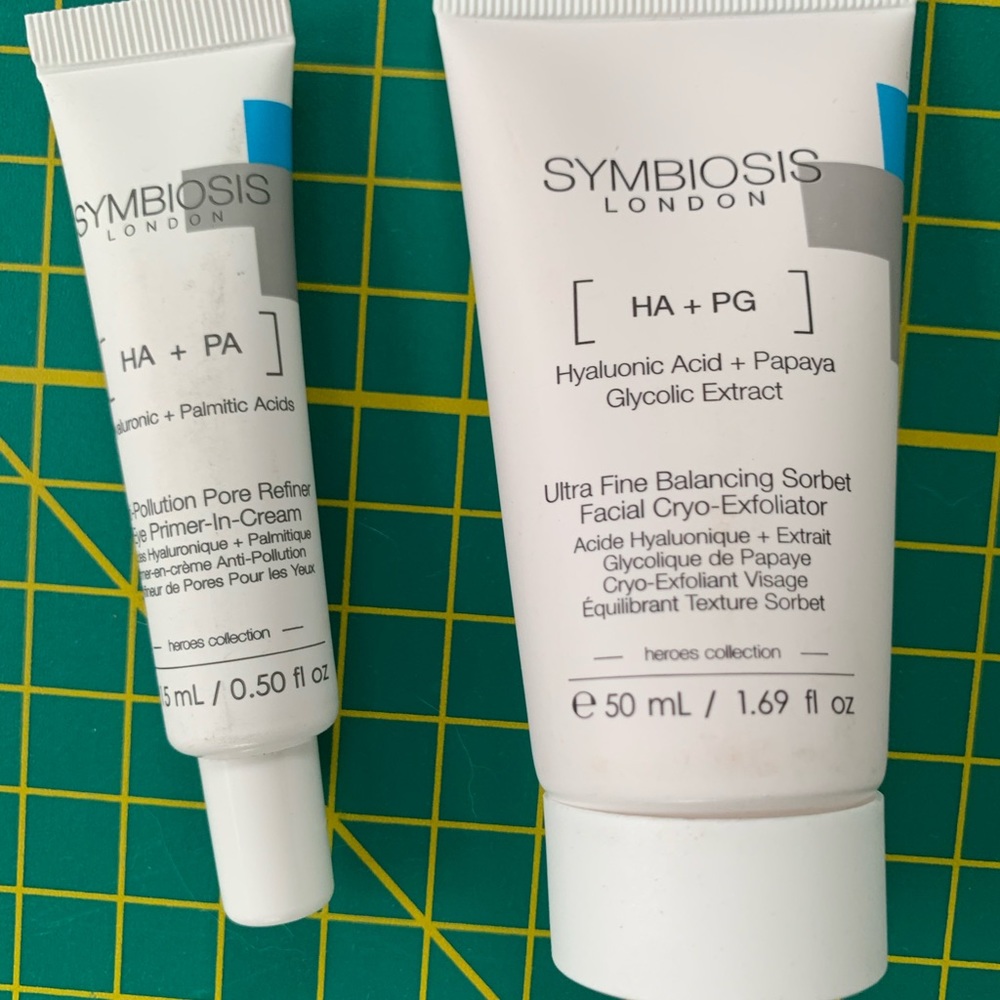 Set of Symbiosis London Anti-aging skincare products